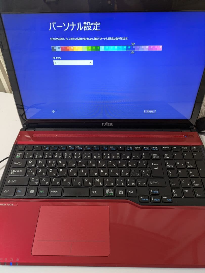 FUJITSU　ノートパソコン　 FMV−LIFEBOOK AH