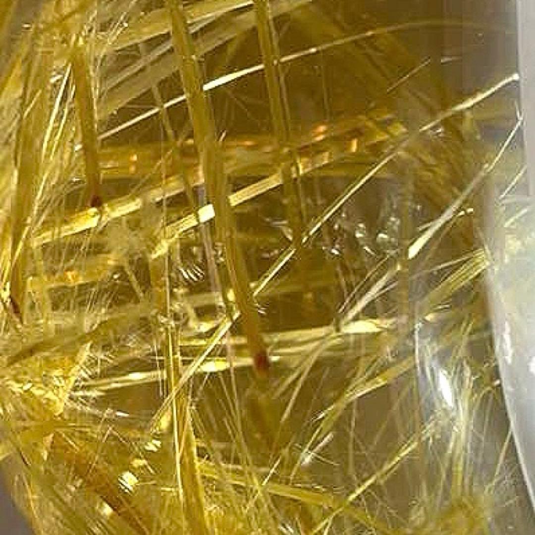 破格値❤️高品質ゴールデンルチルクォーツ　月のペンダント　タイチンルチル