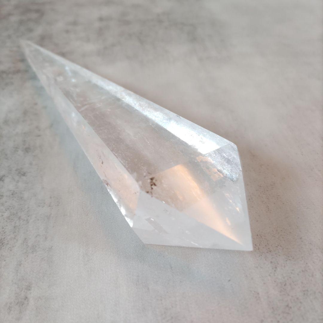 水晶　ワンド　21cm　専用スタンドセット　　 クリアクォーツ