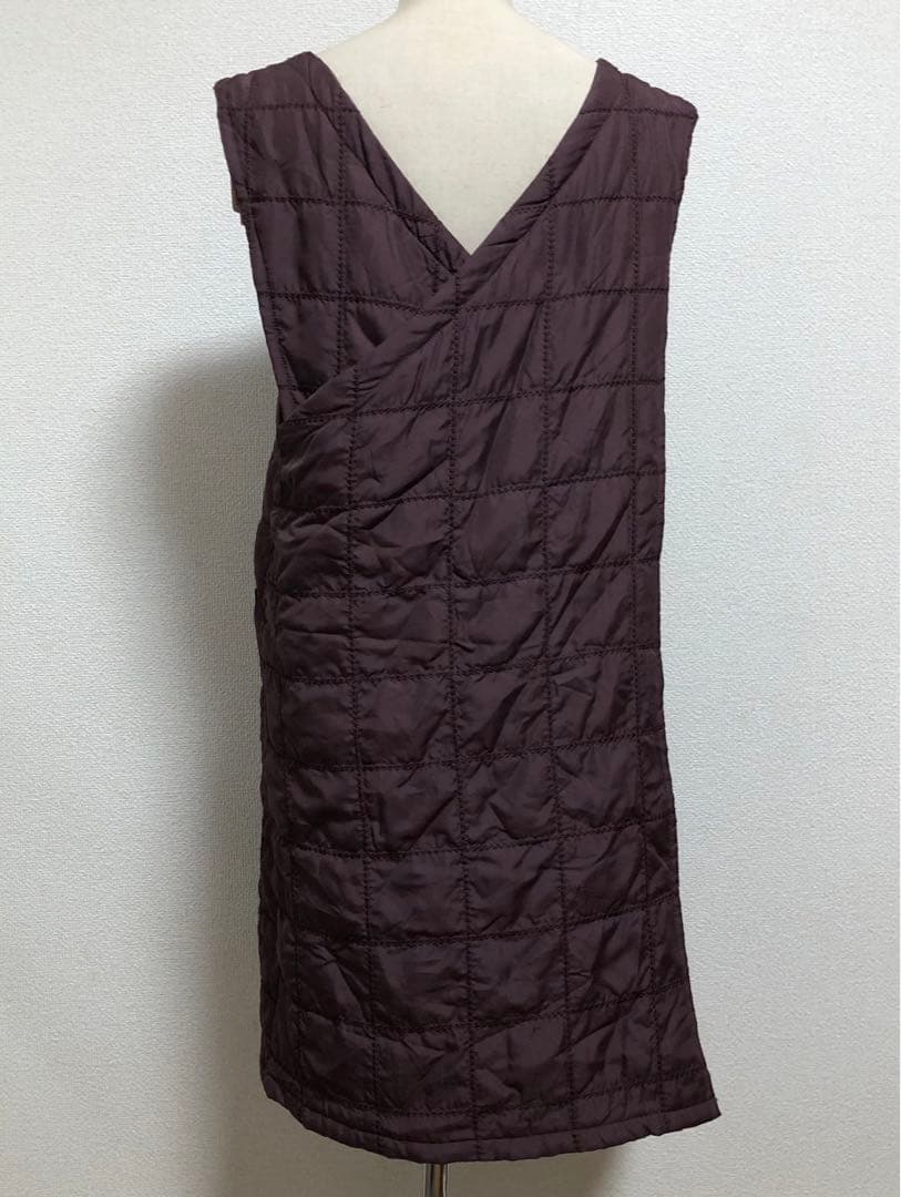 お花モチーフ キルティング エプロン エプロンワンピース