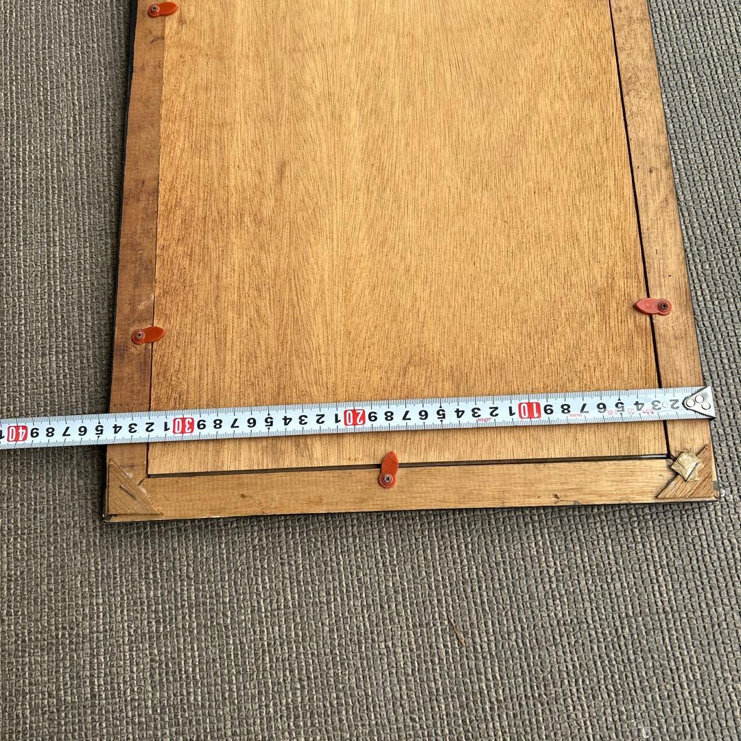 日蓮宗御本尊曼荼羅 肉筆 朱印有 南無妙法蓮華経 掛軸