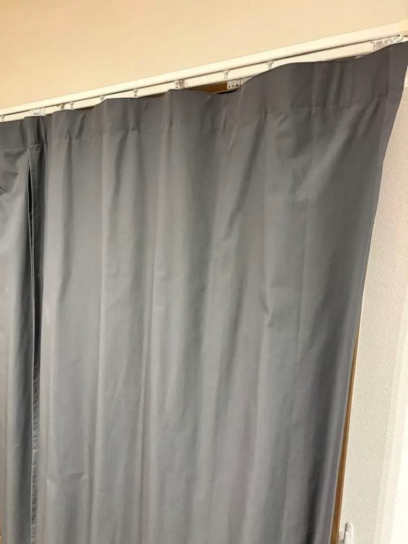 無印良品　ノンプリーツ遮光カーテン　高さ180幅100 2枚組　×3セット