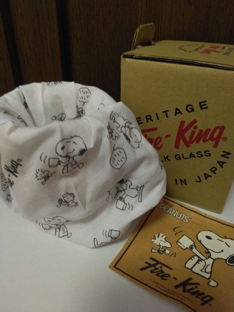 未使用　Fire-King　Peanuts　マグカップ ゴルフ