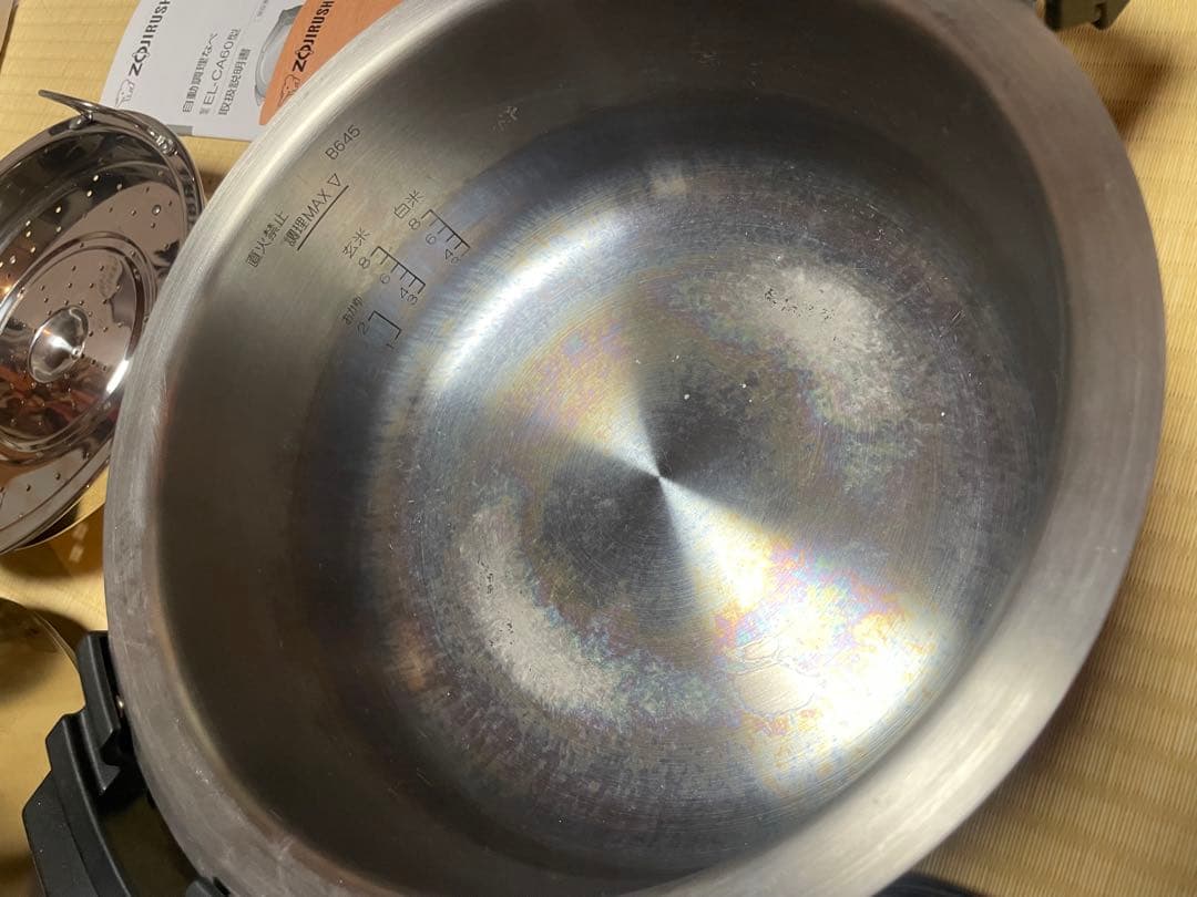 象印　自動調理なべ　EL-CA60-HM メタリックグレー　ZOJIRUSHI
