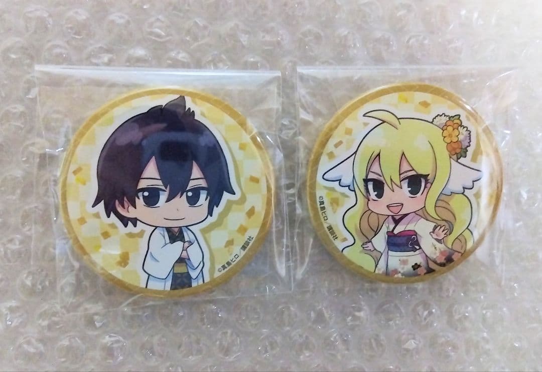 フェアリーテイル　缶バッジ　メイビス、ゼレフセット