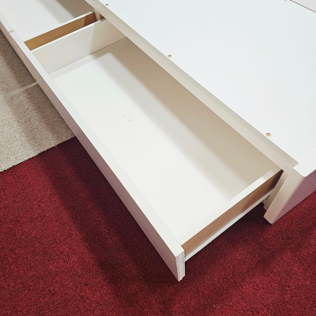 ホワイト シングルベッド東京23区全域送料無料