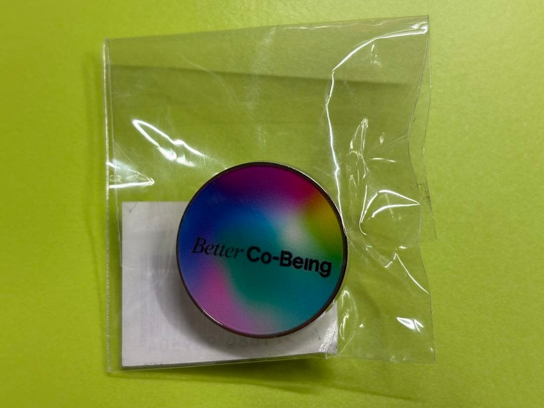 【非売品】Better Co-Being ピンバッジ関係者のみ　限定50個激レア