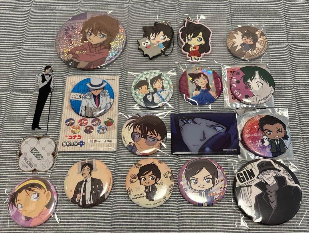 名探偵コナン　缶バッジ　まとめ