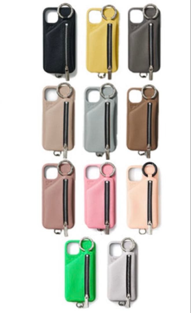 エジュー ajew cadenas zipphone case shoulder