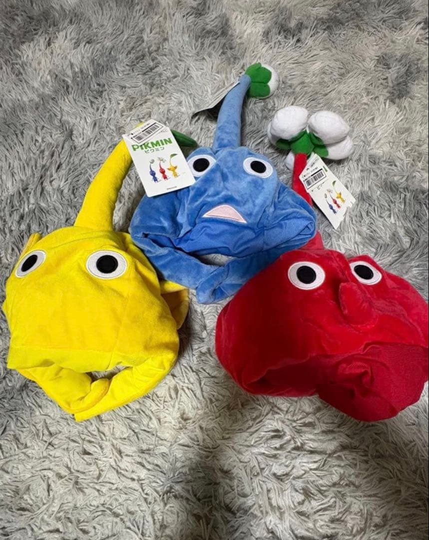 ピクミンなりきり帽子セット3種