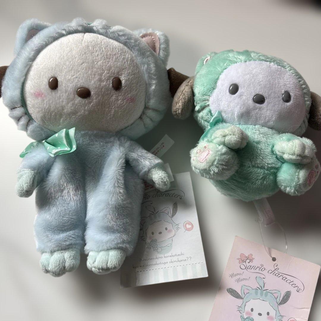 Sanrioキャラクター ポチャッコ こねこねこ ぬいぐるみ2点セット