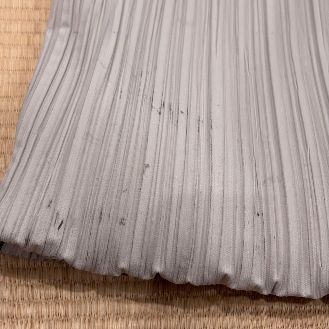 【希少】プリーツプリーズ イッセイミヤケ トートバッグ バイカラー グレー×紫