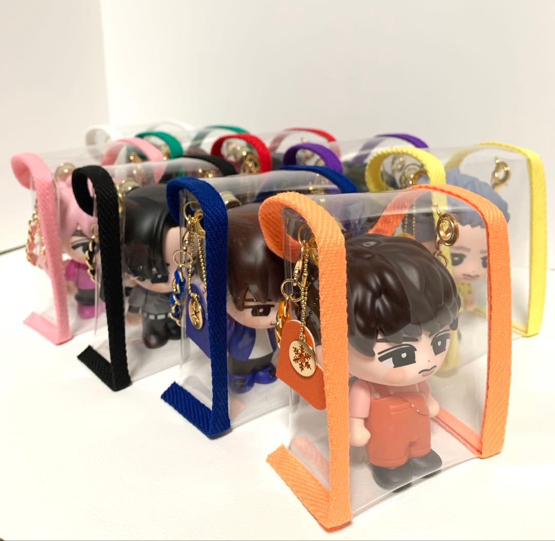 えりりん　すのチルソフビポーチ　赤　青　紫　オレンジ　４点　Man