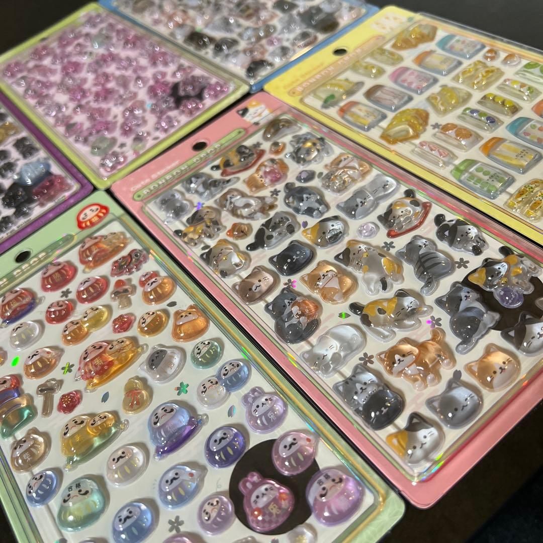 BONBON DROP シール 和柄6枚セット