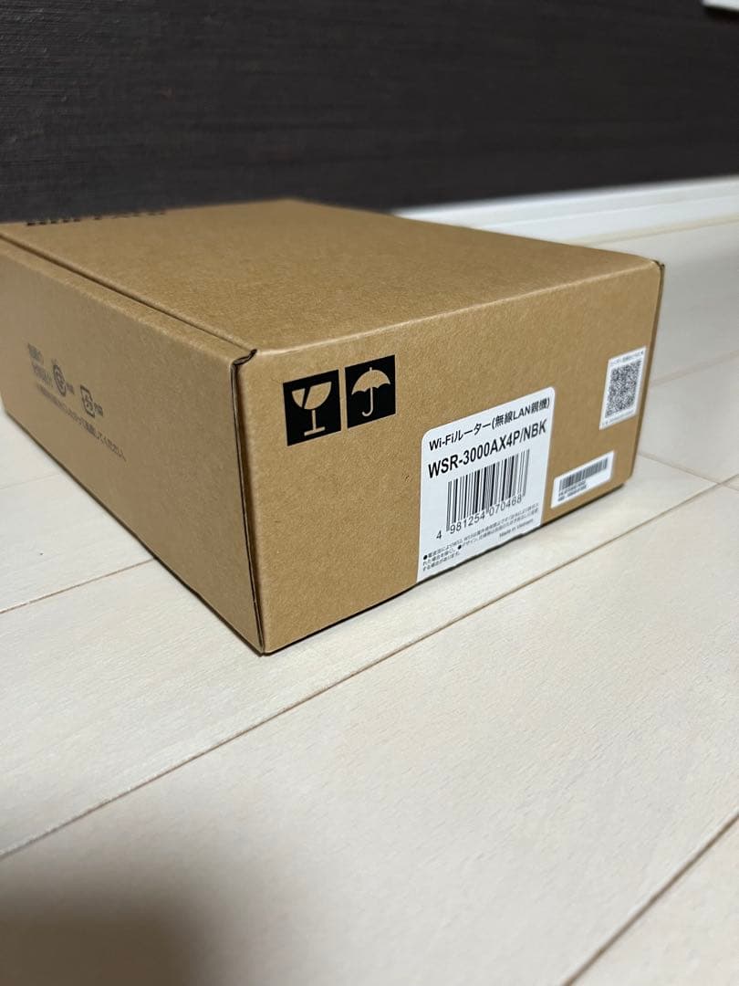 【美品】BUFFALO Wi-Fiルーター　WSR-3000AX4P/NBK