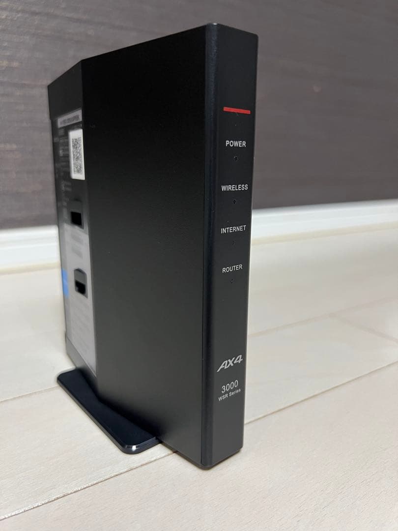 【美品】BUFFALO Wi-Fiルーター　WSR-3000AX4P/NBK