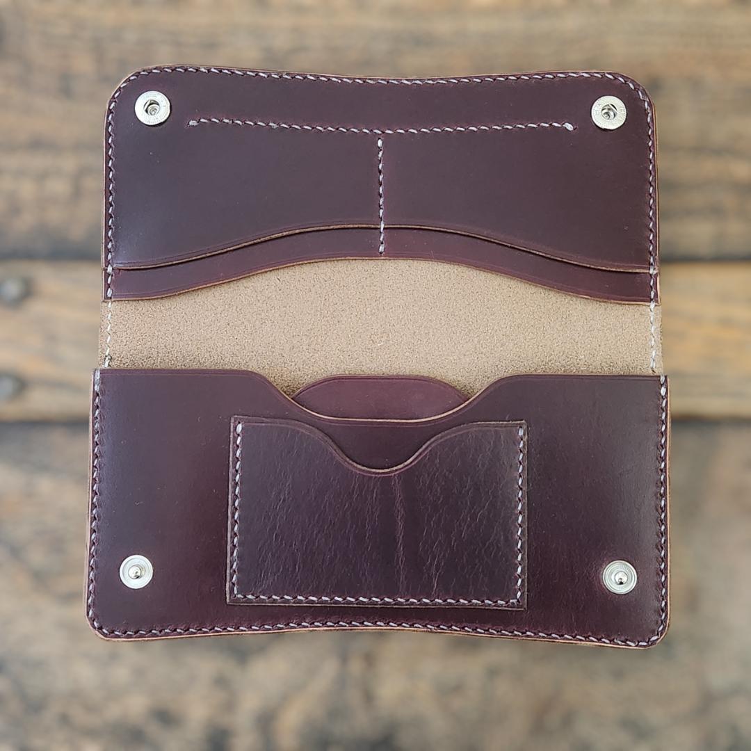 ホーウィン　クロムエクセル　ロングウォレット　トラッカー