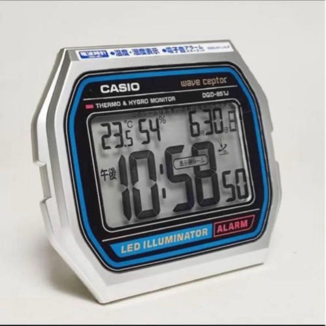 カシオ CASIO DQD-851J-8JF 電波目覚まし時計 ウェーブセプター