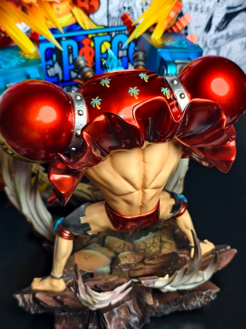 ONE PIECE フランキー フィギュア 樹脂製 実物写真　自宅即日発送