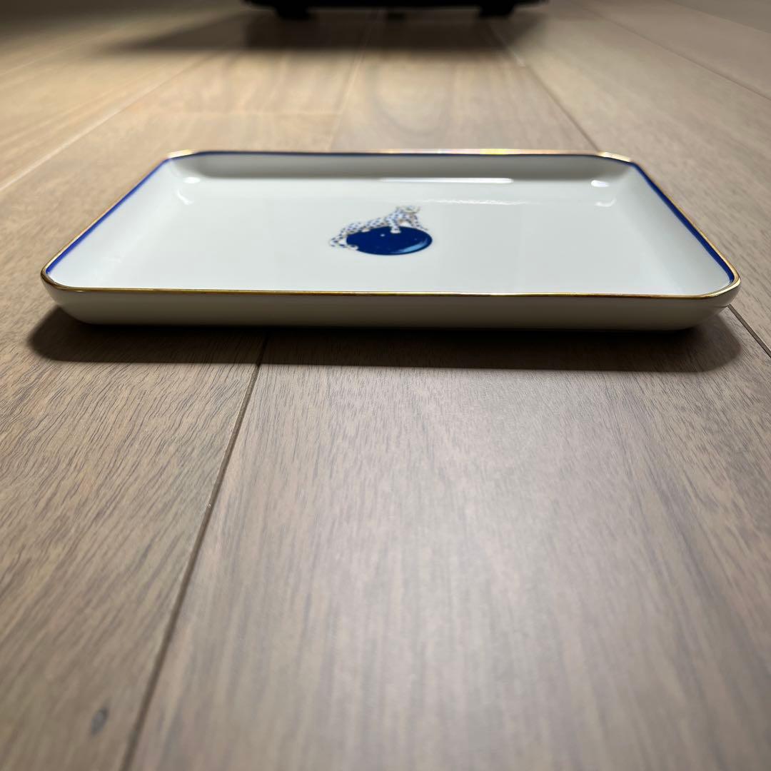 カルティエ　LIMOGES パンテール　陶器トレイ