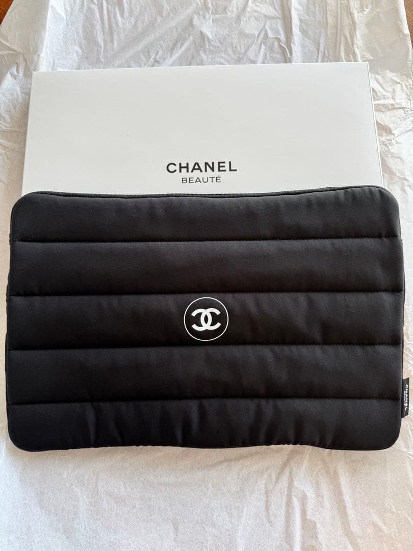 新品 CHANEL シャネル ノベルティ PCケース パソコンケース