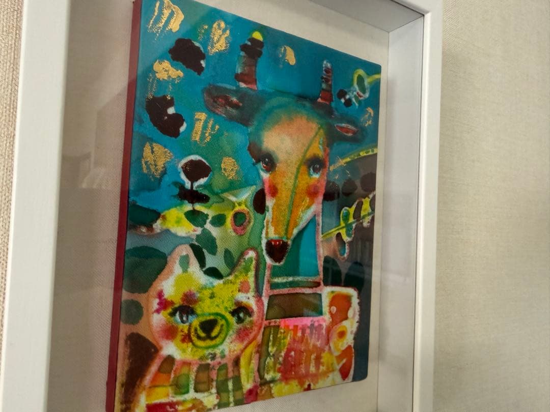 ★未使用品！平島毅,三越購入,deer and cat,一点物