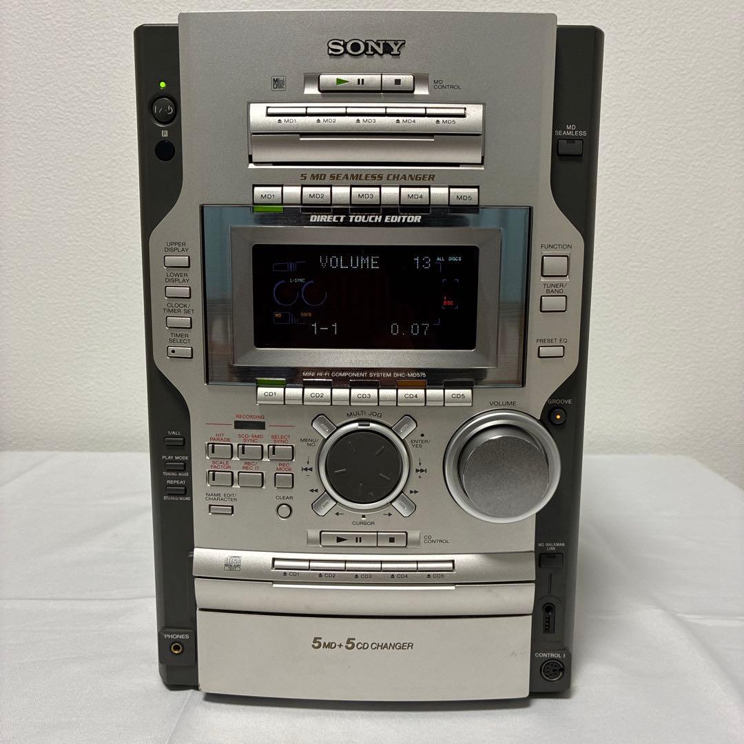 sony ソニー hcd-md575 システムコンポ