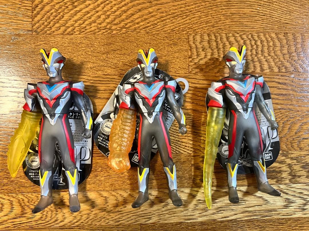 ウルトラソフビ500シリーズ　限定品　ビクトリー3体セット