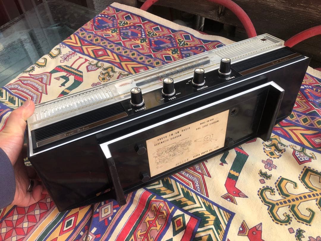 3バンド ラジオ FM-820 Onkyo 美品