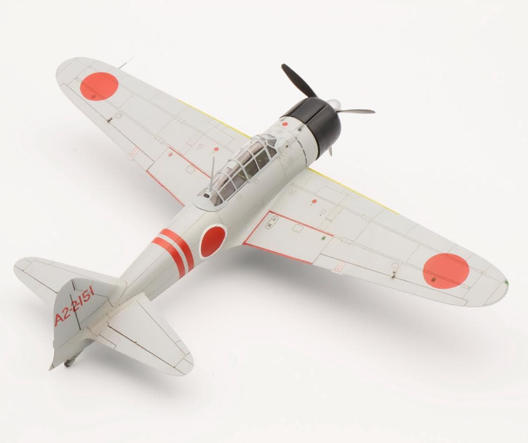 【聖徳さま専用】日本海軍 零戦21型 隼鷹搭載機【戦闘機 プラモ 完成品】