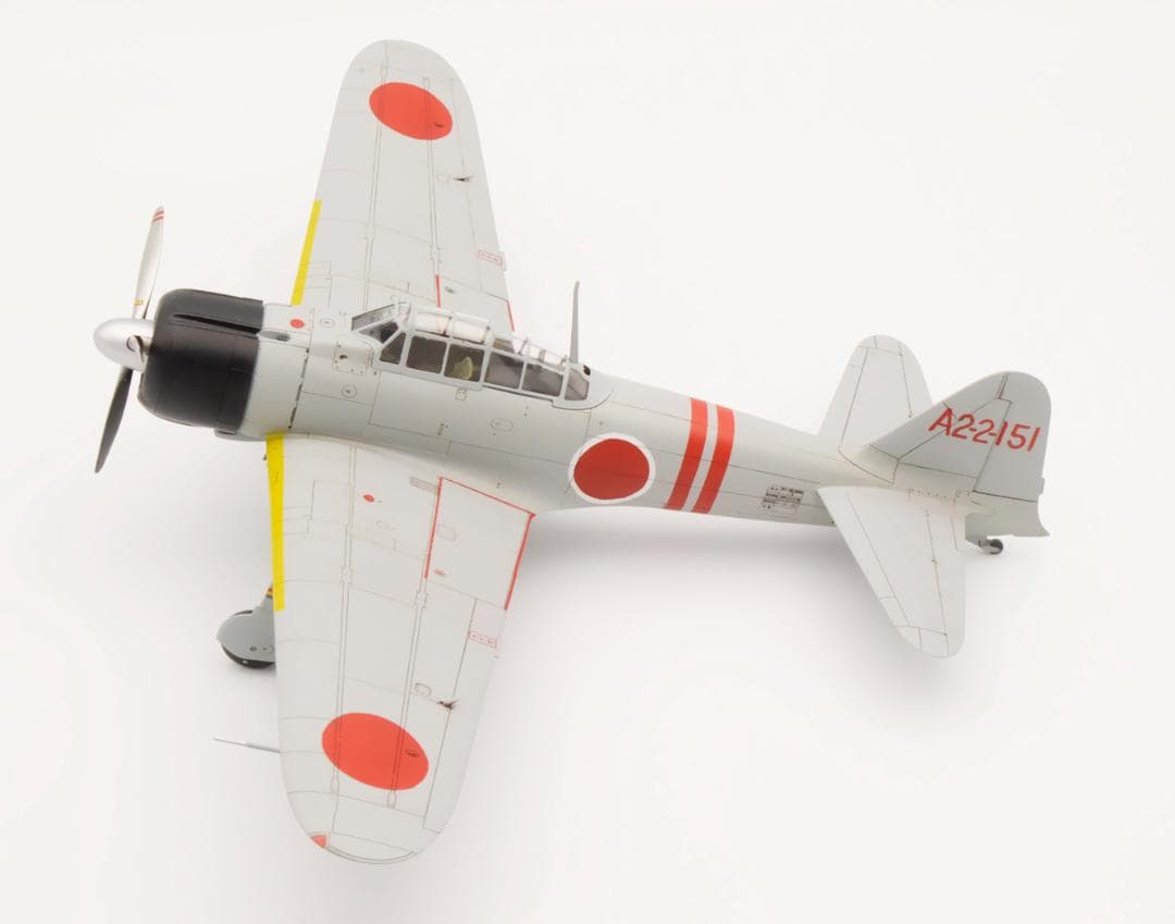 【聖徳さま専用】日本海軍 零戦21型 隼鷹搭載機【戦闘機 プラモ 完成品】