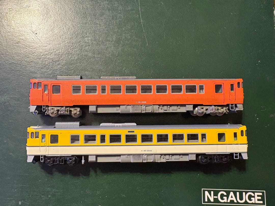 TOMIX-8454.8451 JR西日本更新車 キハ40 首都圏色広島色 M車