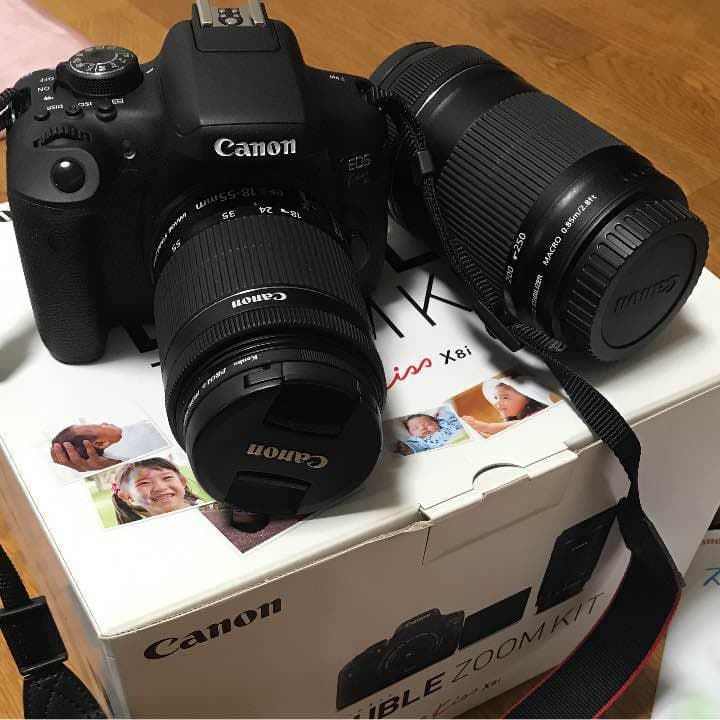 Canon一眼レフ♡ダブルズームキット