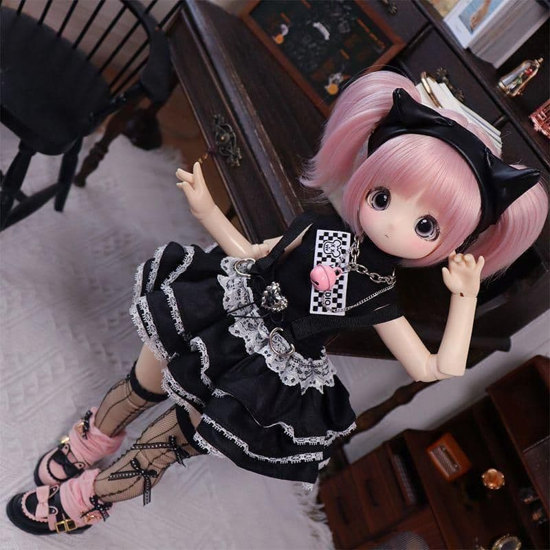 H05 BJD 1/4 ドール 衣装 スカート 5点セット ハンドメイド