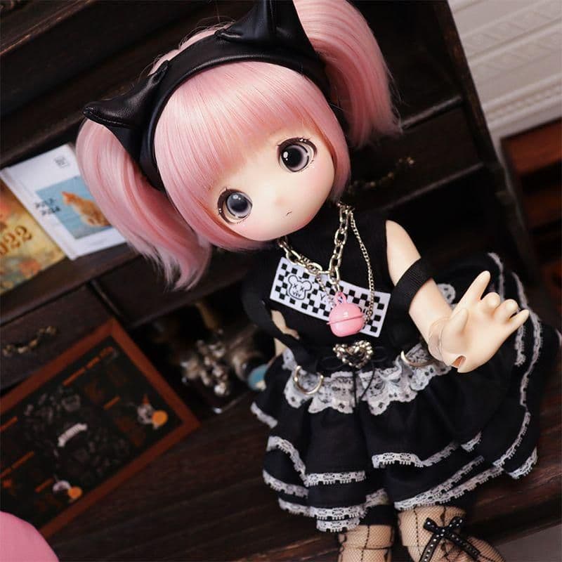 H05 BJD 1/4 ドール 衣装 スカート 5点セット ハンドメイド