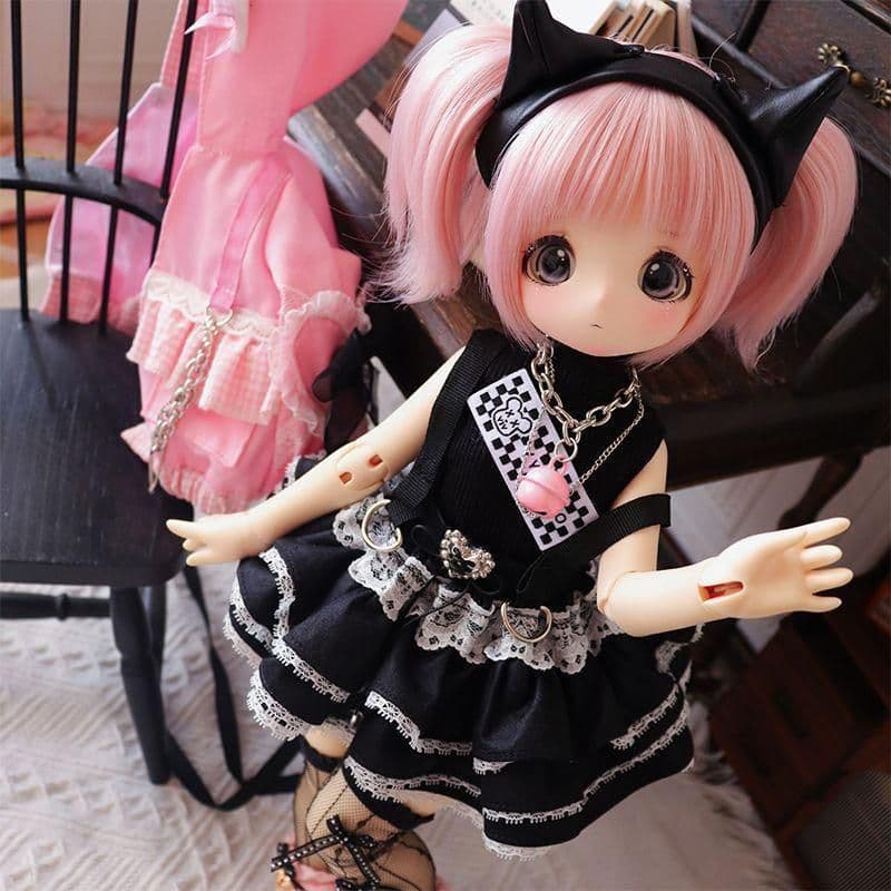 H05 BJD 1/4 ドール 衣装 スカート 5点セット ハンドメイド