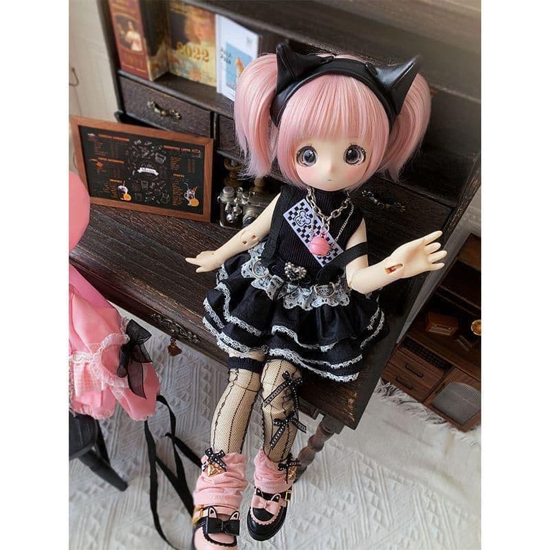 H05 BJD 1/4 ドール 衣装 スカート 5点セット ハンドメイド