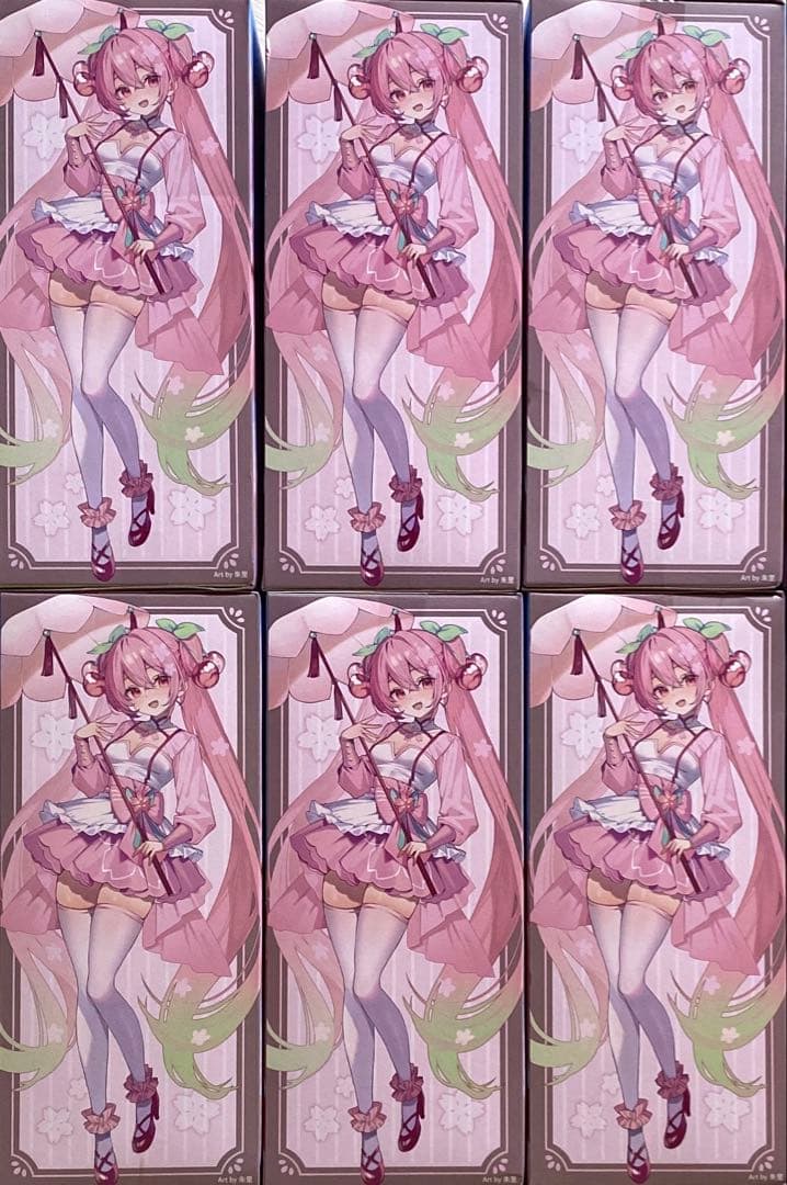 初音ミク 桜ミク AMP+フィギュア 〜桜ドレスver. 〜6個セット