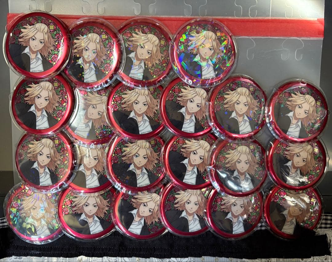 DMM佐野万次郎 マイキー 缶バッジ 30個 ロゼッタ他