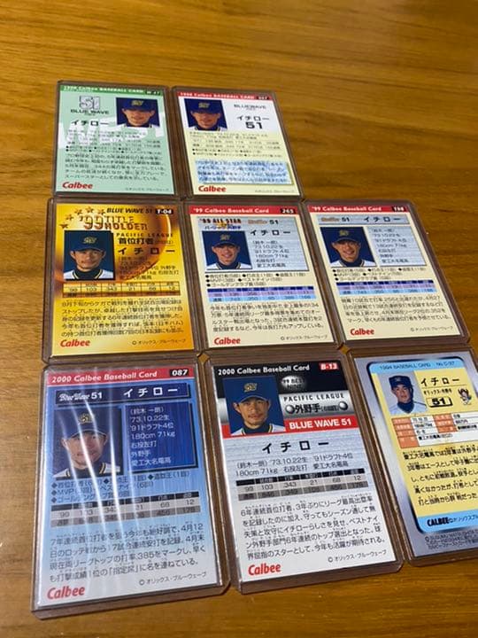 プロ野球チップス　98 99 2000 2001 イチロー　タイトルホルダー