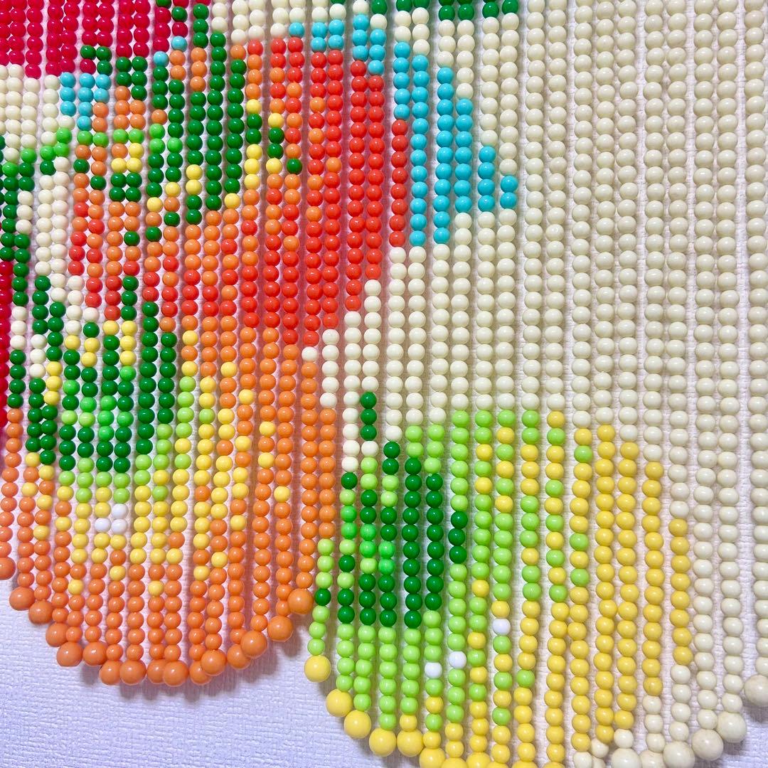 高級手芸 スキルスクリーン 完成品 ミニトマト柄