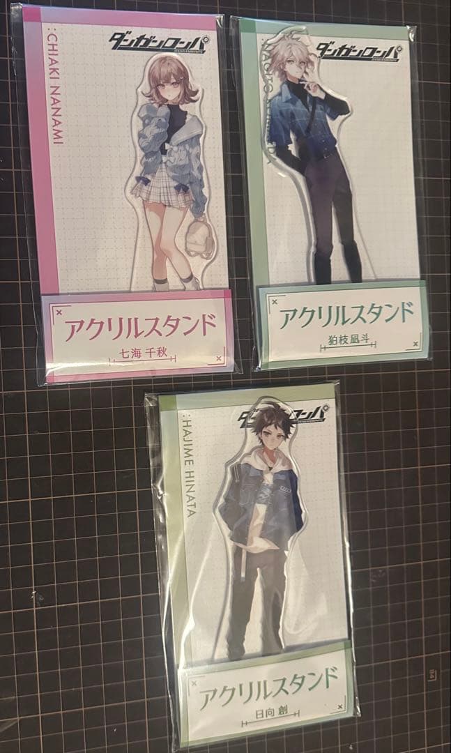 ダンガンロンパ ローソン コラボ 日向創 七海千秋 狛枝凪斗 アクスタセット