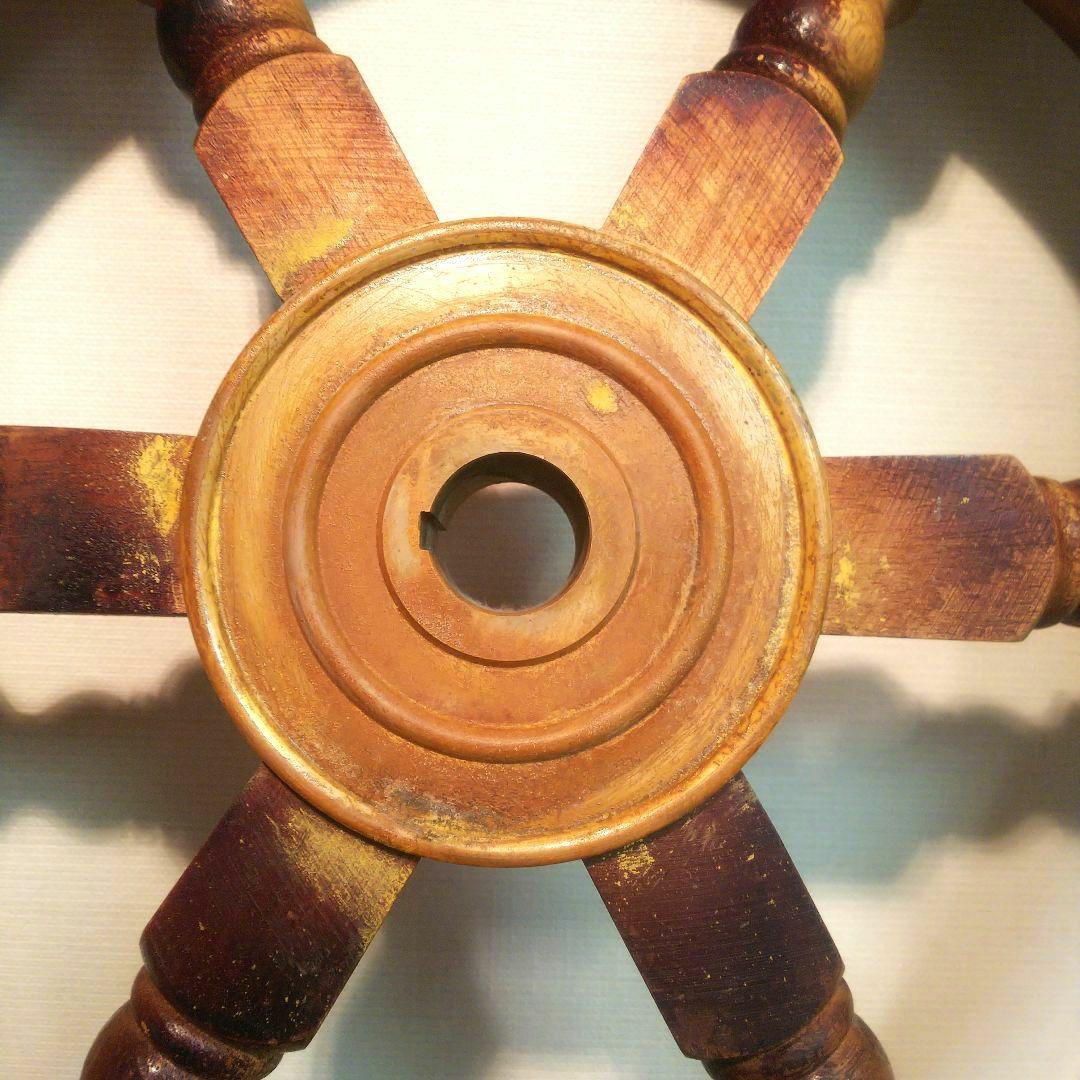 ひ*り様 非売品 VAN JACKET 店舗ディスプレイ用 木製 操舵輪 約63