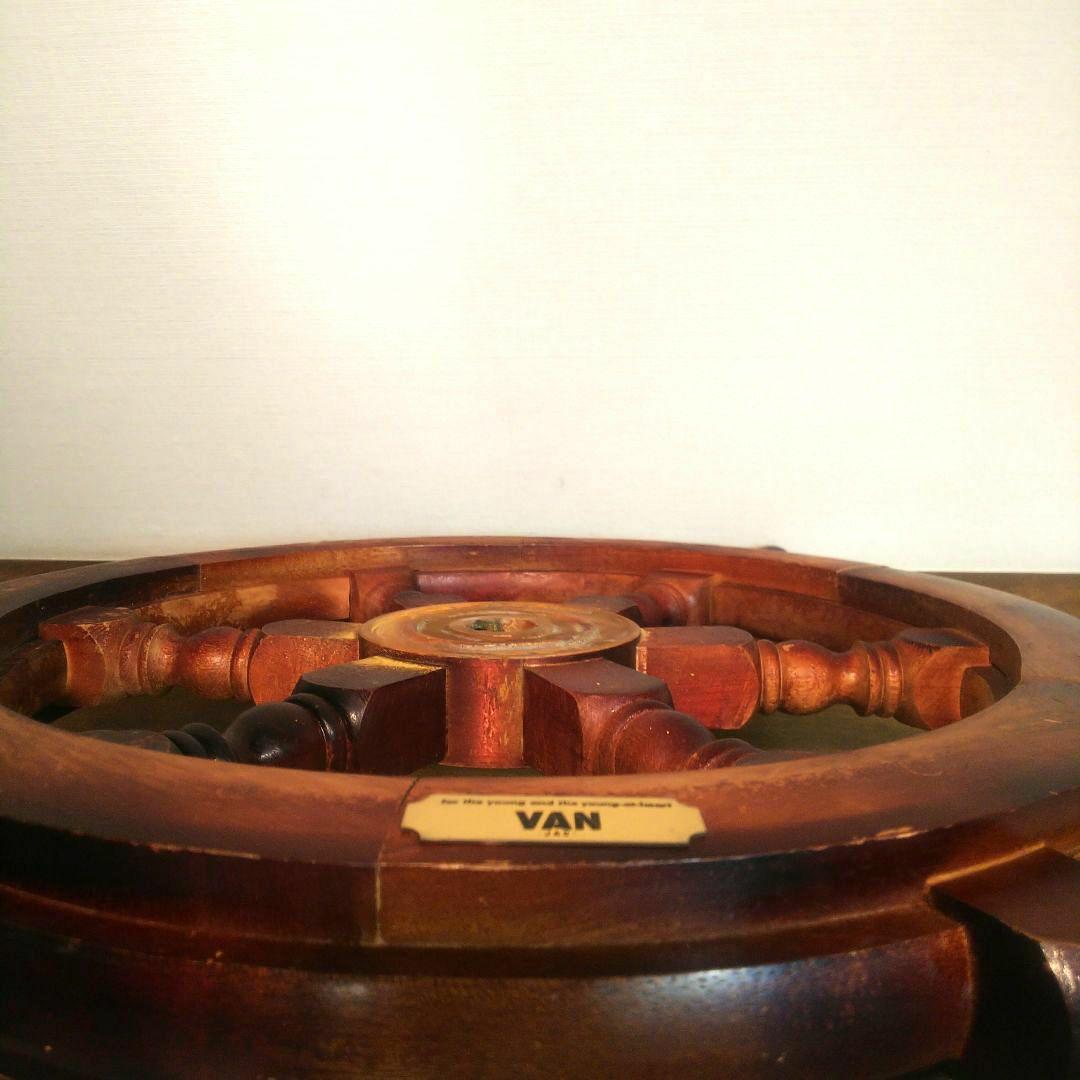 ひ*り様 非売品 VAN JACKET 店舗ディスプレイ用 木製 操舵輪 約63