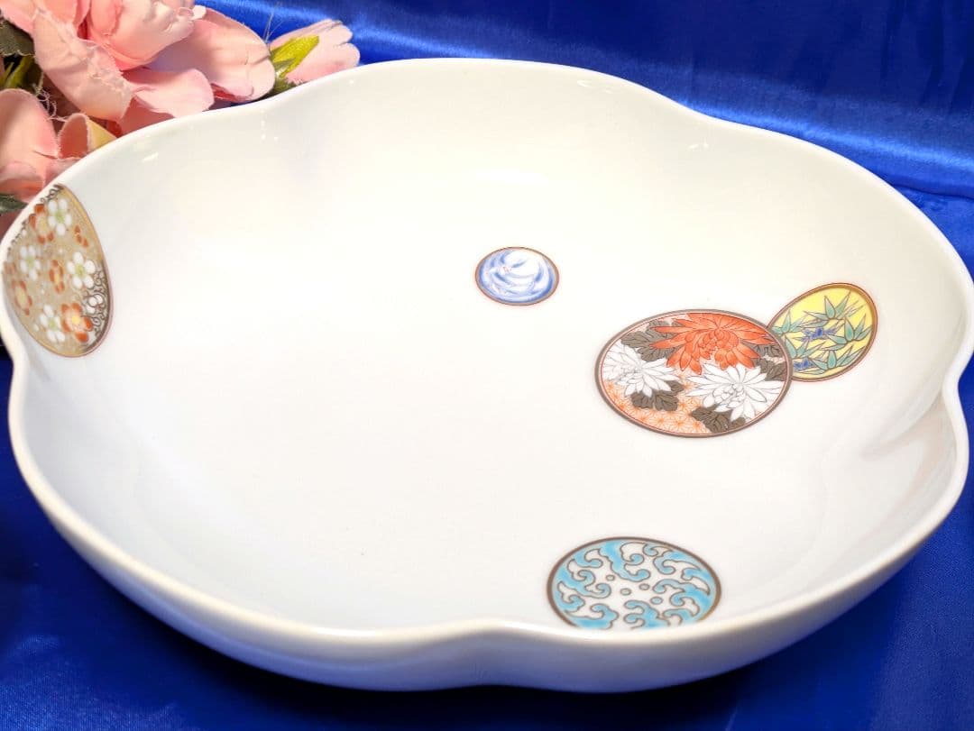 メルカリ市お値下げ✿深川製磁✿寿赤絵・鉢＆小皿6点セット✿箱付未使用
