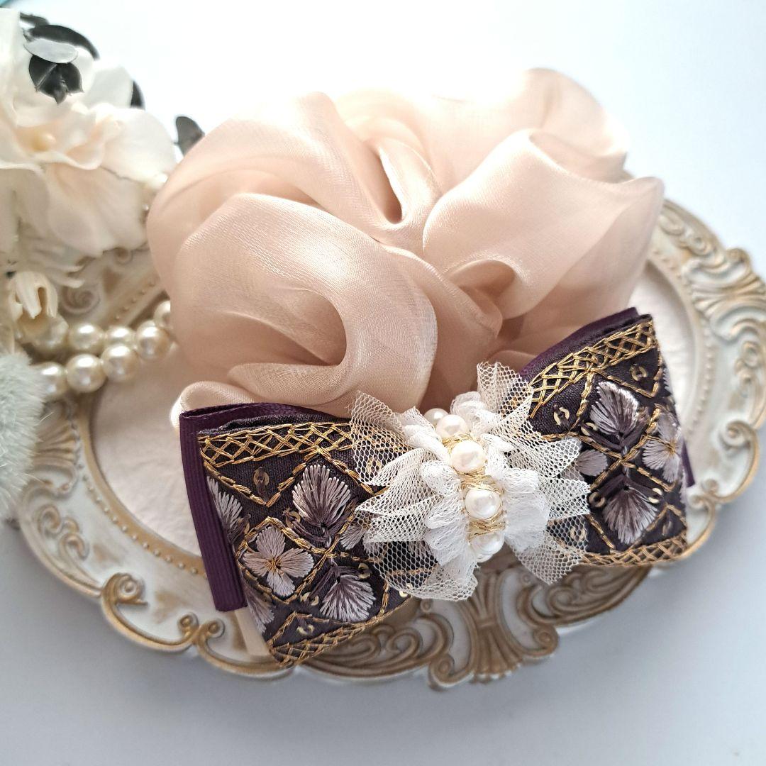 ヒロ様お取引中⭐3512⭐❣️大人可愛い春夏アクセ❣️オリジナル✴インド刺繍