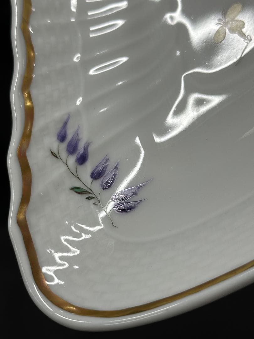 【USED】Richard Ginori イタリアンフルーツ　クレセント　皿