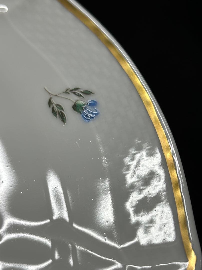 【USED】Richard Ginori イタリアンフルーツ　クレセント　皿