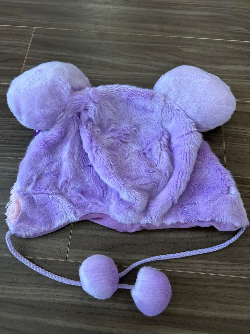 ディズニー ミニー ファンキャップ紫