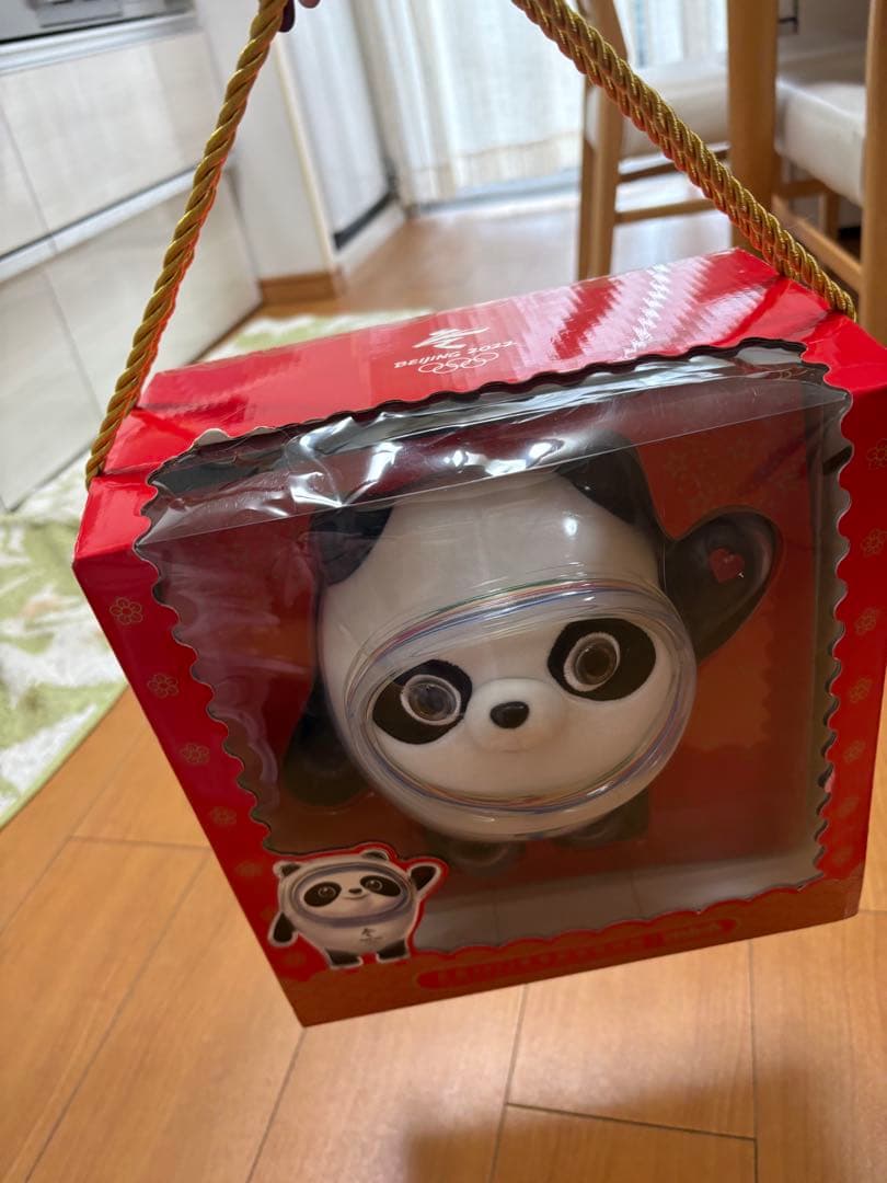 北京2022オリンピック パンダフィギュア 約H20cm